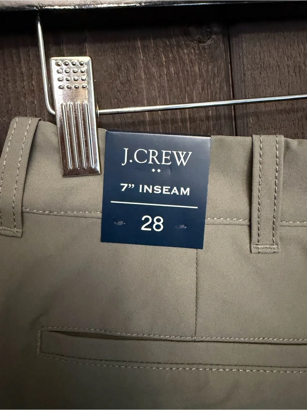 NWT J.Crew Tech Shorts Olive 7